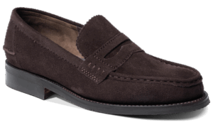 Barker Caruso - Moka Suede Loafers