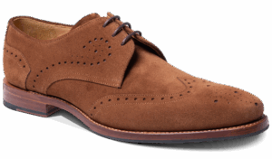 Barker George - Old Snuff Suede Derbys Brogues