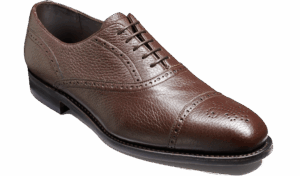 Barker Newent - Dark Brown Deerskin 
