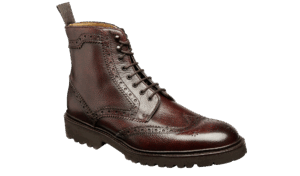 Barker Bodmin - Brandy Grain Derbys Brogues Boots