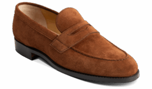 Barker Braunton - Old Snuff Suede Loafers