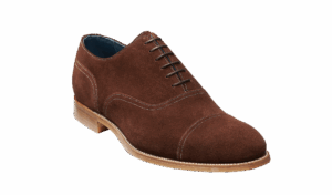 Barker Pullman - Mid Brown Suede Oxfords