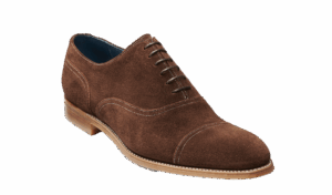 Barker Pullman - Espresso Suede Oxfords