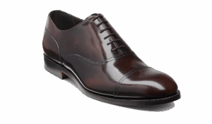 Barker Bates - Dark Brown Hi Shine Oxfords