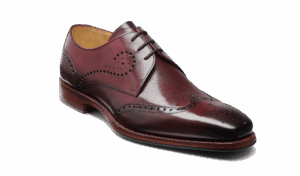 Barker George - Burgundy Hand Patina Derbys Brogues