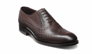 Barker Grant - Chocolate Hand Painted Brogues