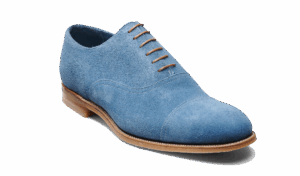 Barker Pullman - Cobalt Suede Oxfords