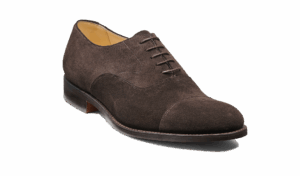 Barker Malvern - Ebano Suede Oxfords
