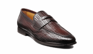 Barker Capri - Brown Weave Brown Stain Loafers