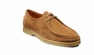 Barker Vigo - Tan Suede Caramel Sole Derbys