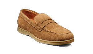 Barker Santiago - Tan Suede Caramel Sole Loafers
