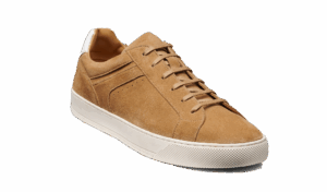 Barker Skylar - Camel Suede White Tab