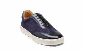 Barker Stig - Navy Suede Calf