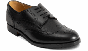 Barker Athlone - Black Calf Deer Derbys Brogues