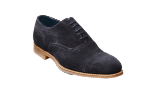 Barker Pullman - Navy Suede Oxfords