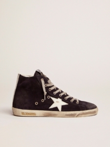 Golden Goose - Francy Sneakers In Leather With Leather Star And Heel Tab, Woman, 