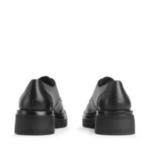 Start-Rite Barcelona, Black leather girls lace-up Angry Angels school shoes