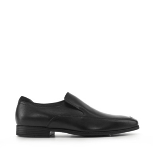 Start-Rite College, Black leather boys slip-on school shoes