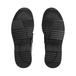 Start-Rite Eclipse, Black hi shine leather girls buckle Angry Angels school shoes