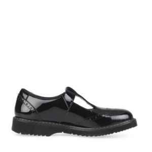 Start-Rite Imagine, Black patent girls T-bar buckle Angry Angels school shoes