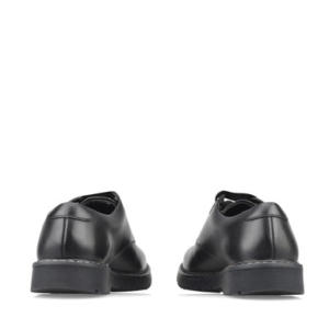 Start-Rite Impact, Vegan black synthetic girls lace-up school shoes