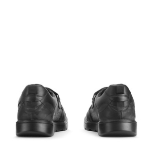 Start-Rite Mission, Black leather boys rip-tape school shoes