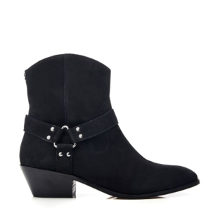 Moda In Pelle Alexiia Black Nubuck Boots