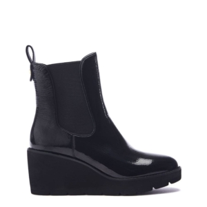 Moda In Pelle Allby Black Patent Boots