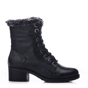 Moda In Pelle Alpinne Black Leather Boots
