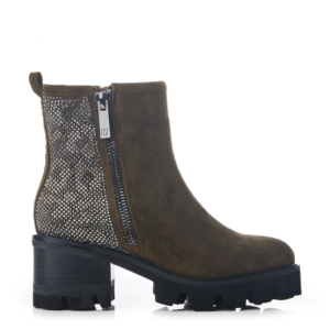 Moda In Pelle Angeli Khaki Suede Boots