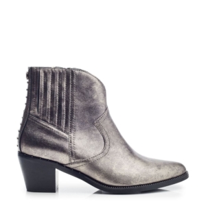 Moda In Pelle Anniee Pewter Leather Boots