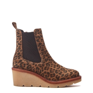 Moda In Pelle Audyn Dark Leopard Suede Boots