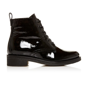 Moda In Pelle Aulia Black Patent Leather Boots