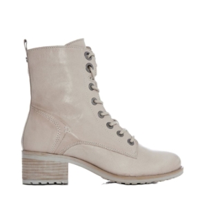 Moda In Pelle Bezzie Cream Leather Boots