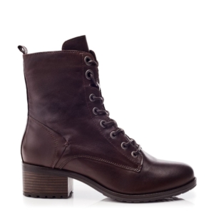 Moda In Pelle Bezzie Dark Brown Leather Boots