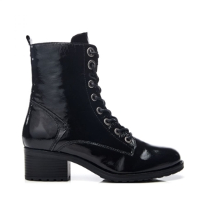 Moda In Pelle Bezzie Jet Black Patent Leather Boots