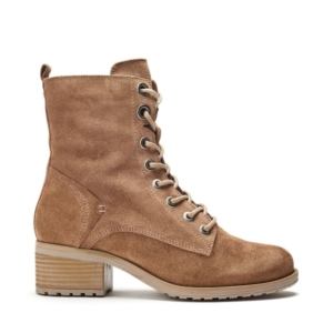 Moda In Pelle Bezzie Taupe Suede Boots