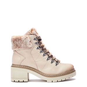 Moda In Pelle Bibani Cream Leather Boots