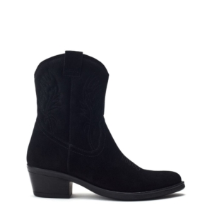 Moda In Pelle Bletchley Black Suede Boots