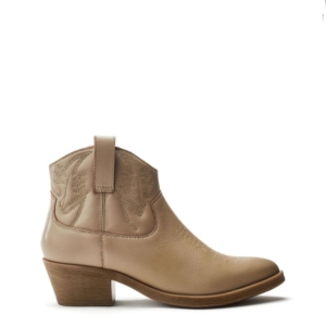Moda In Pelle Bracknell Cream Leather Boots