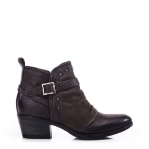 Moda In Pelle Braya Black Nubuck Boots