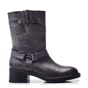 Moda In Pelle Brecken Grey Leather Boots