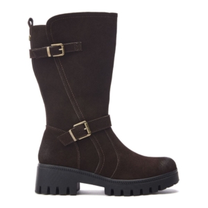 Moda In Pelle Farrar Dark Brown Suede Boots