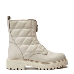 Moda In Pelle Giannaa Off White Leather Boots