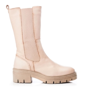Moda In Pelle Giellen Cream Leather Boots