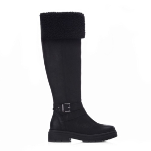 Moda In Pelle Indiie Black Nubuck Boots