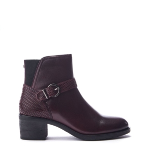 Moda In Pelle Leighton Burgundy Leather Boots