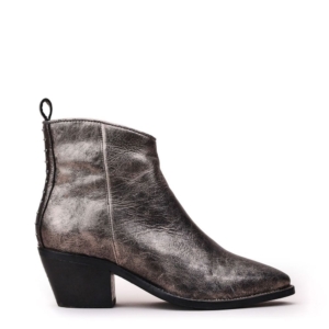 Moda In Pelle Maevie Pewter Leather Boots