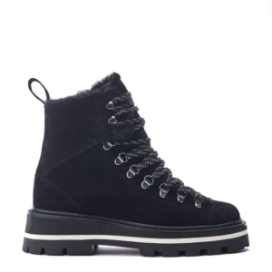 Moda In Pelle Oana Black Suede Boots