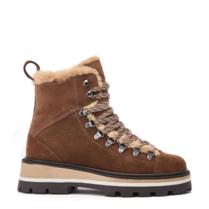 Moda In Pelle Oana Taupe Suede Boots